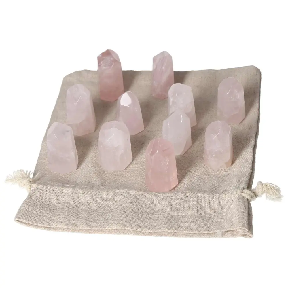 Rose Quartz Semi-polished Point S 590211 - Image 6