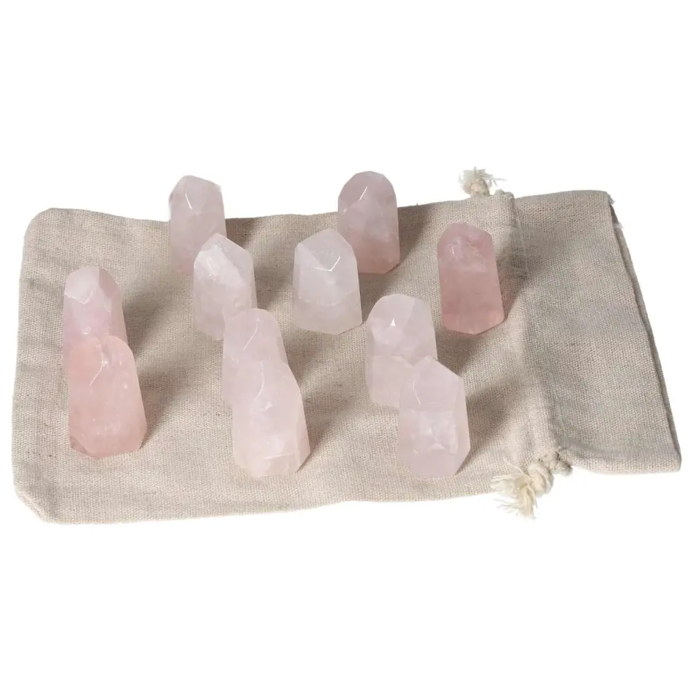 Rose Quartz Semi-polished Point S 590211 - Image 8