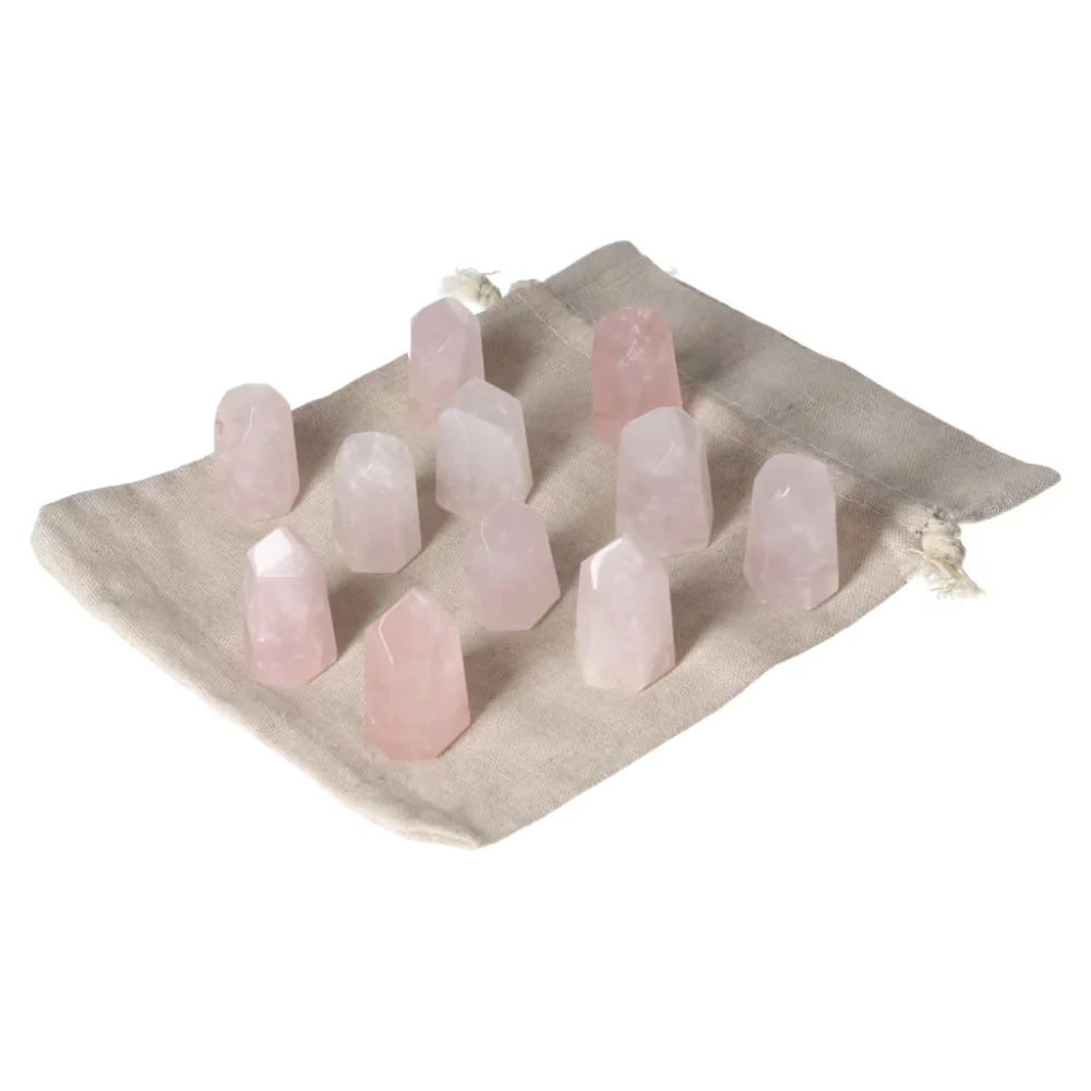 Rose Quartz Semi-polished Point S 590211 - Image 9