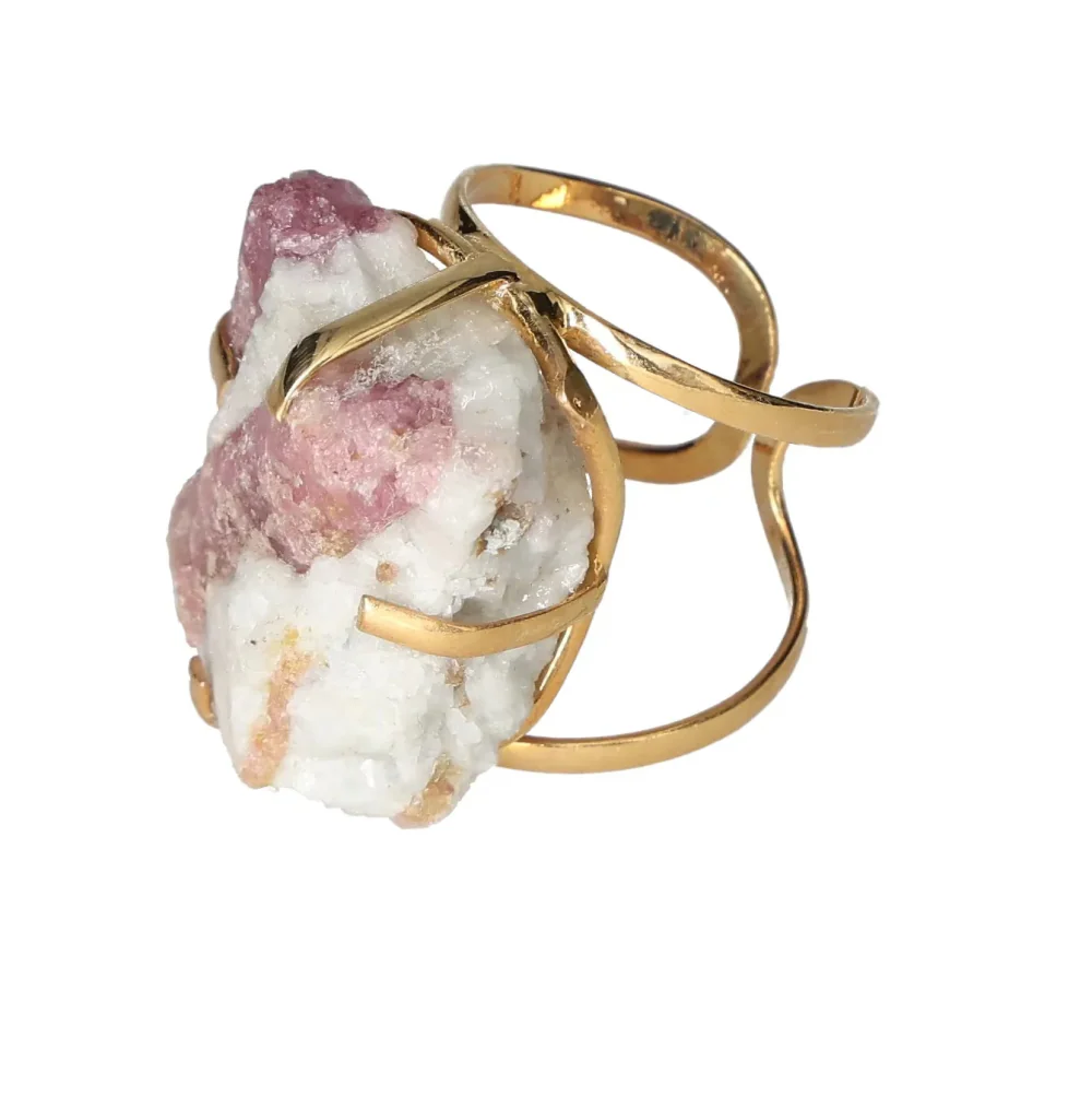 Rose Tourmaline Ring Gold 633543 P30 - Image 2