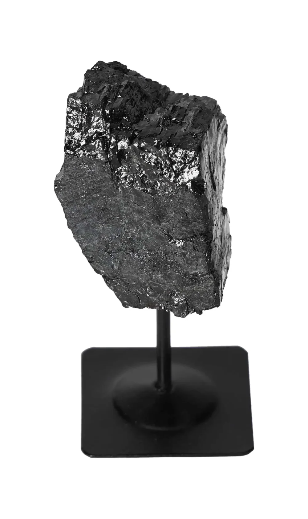 Rough Black Tourmaline with Metal Stand S 566285 - Image 12
