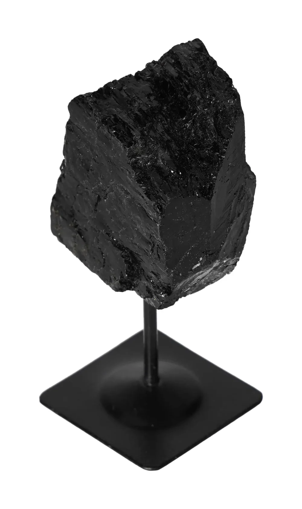 Rough Black Tourmaline with Metal Stand S 566285 - Image 16