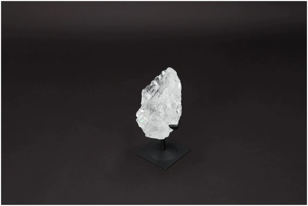 Rough Lemurian Quartz On Metal Stand 579056 - Image 10
