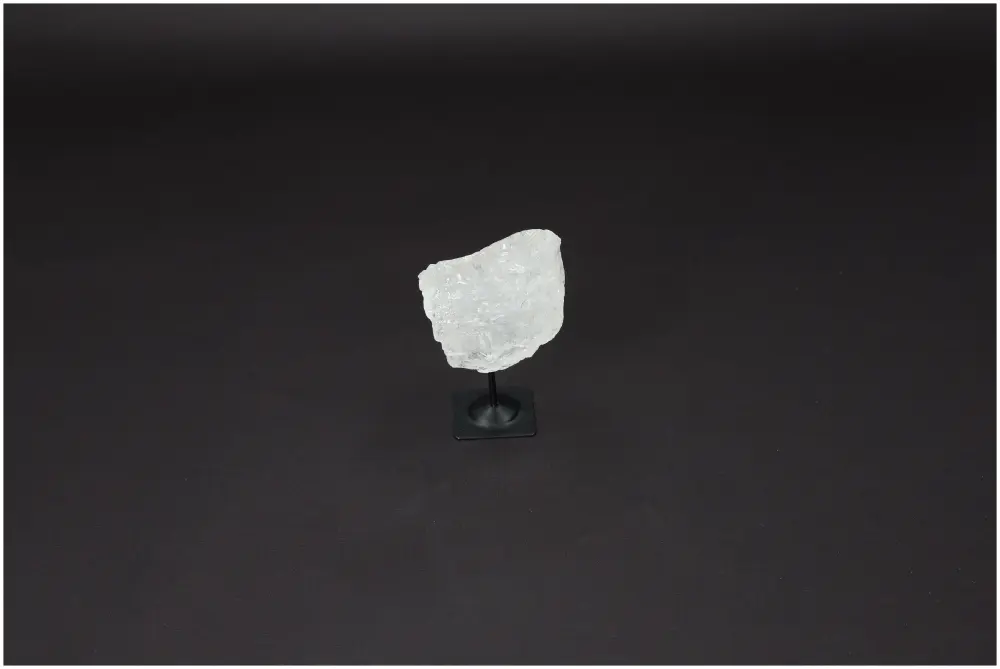 Lemurian Quartz On Metal Stand 581219