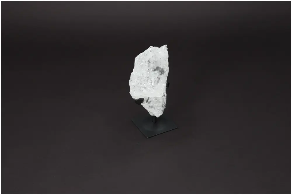 Rough Lemurian Quartz On Metal Stand 579087 - Image 3