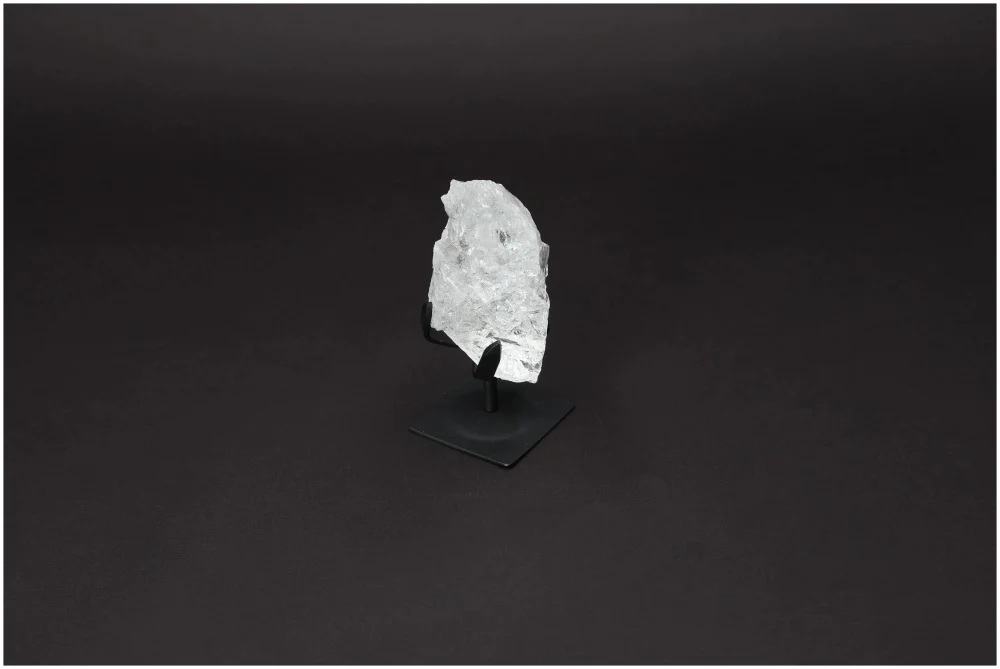 Rough Lemurian Quartz On Metal Stand 579094 - Image 8