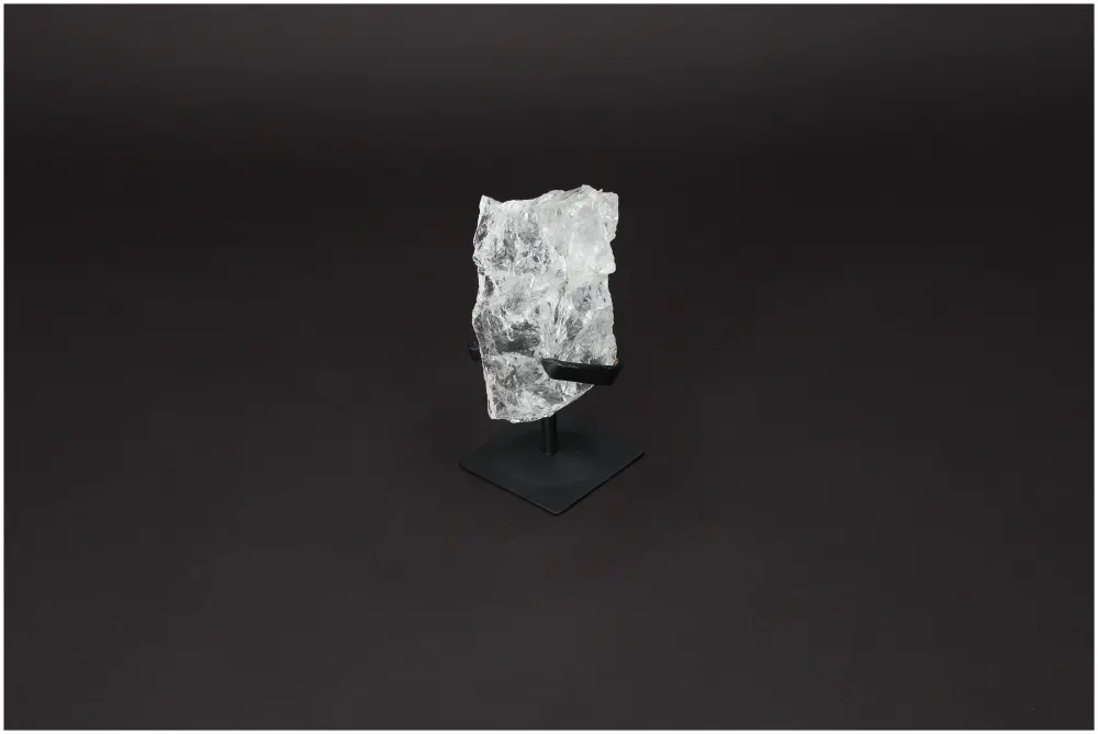 Rough Lemurian Quartz On Metal Stand 579124 - Image 3