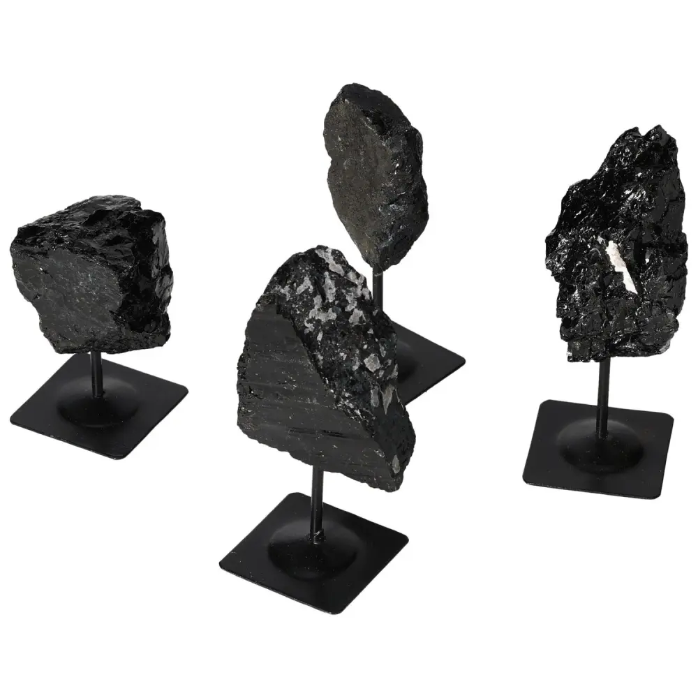 Rough Tourmaline With Metal Stand M 574167 - Image 4
