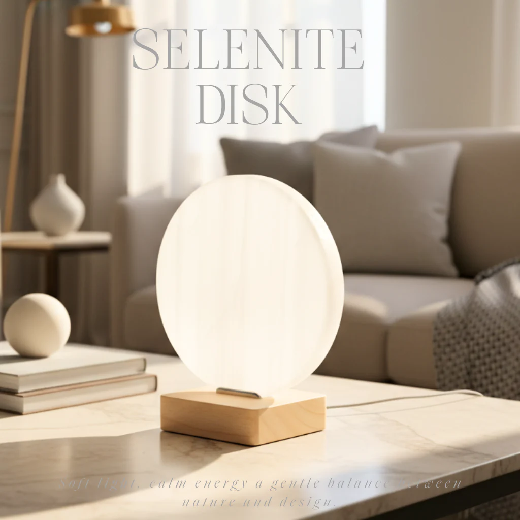 Selenite Disk 12cm 522496