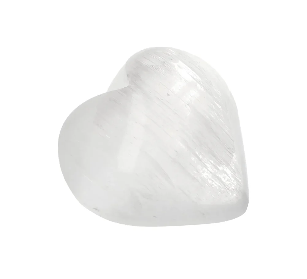 Selenite Heart 6cm 641975 - Image 2