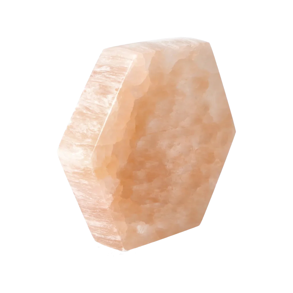 Selenite Hexagonal orange 8cm 523301 - Image 2