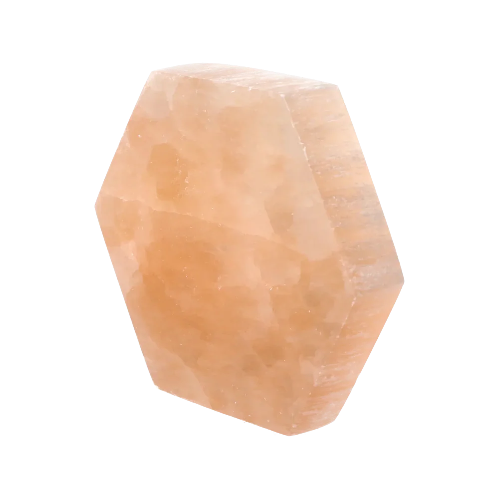 Selenite Hexagonal orange 8cm 523301 - Image 3