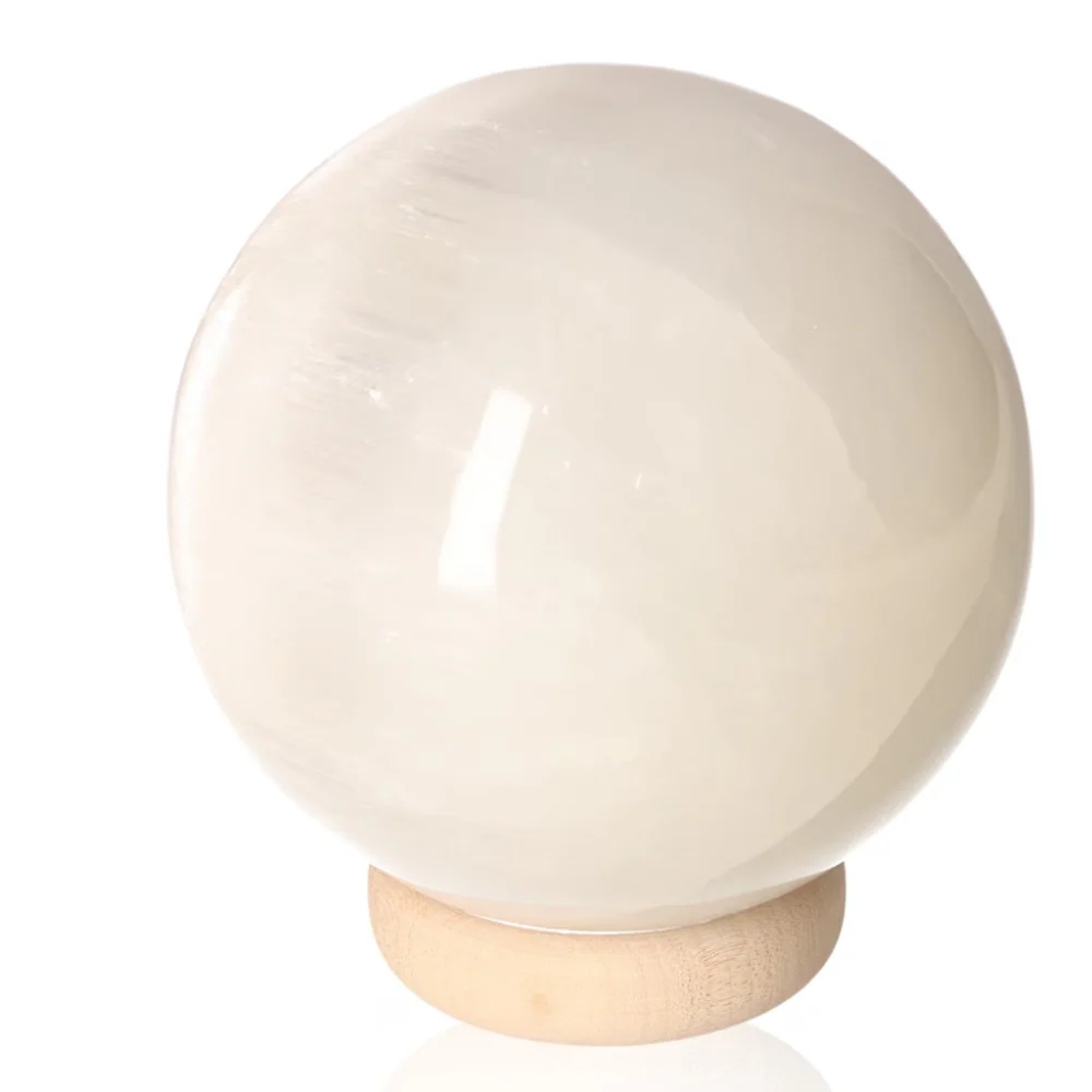 Selenite sphere 14cm 522618 - Image 3