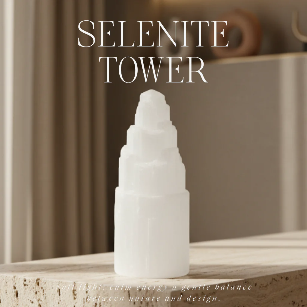 Selenite Tower 20cm 523387 - Image 2