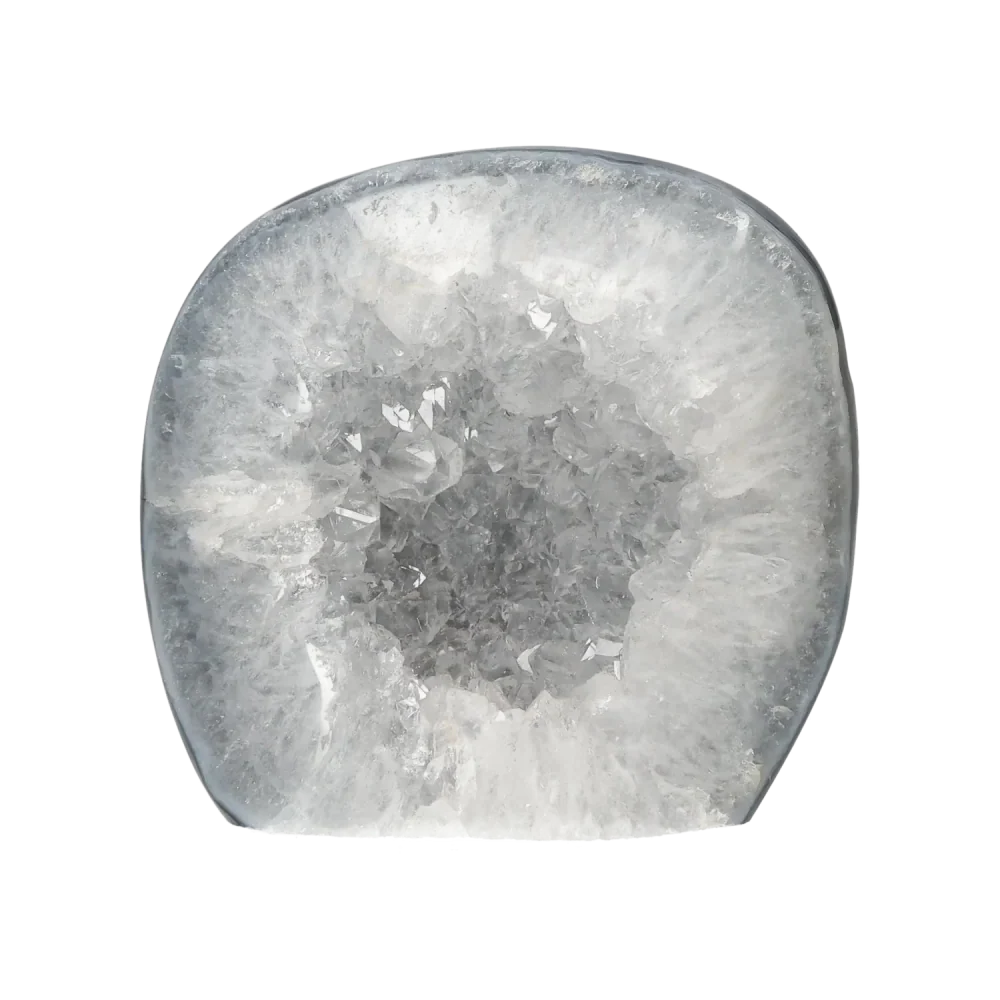 Semi polished Agate with Quartz 10000378 - Image 3