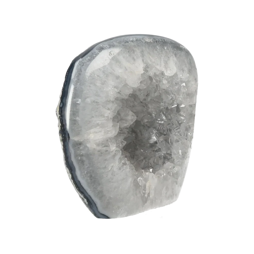 Semi polished Agate with Quartz 10000378 - Image 4