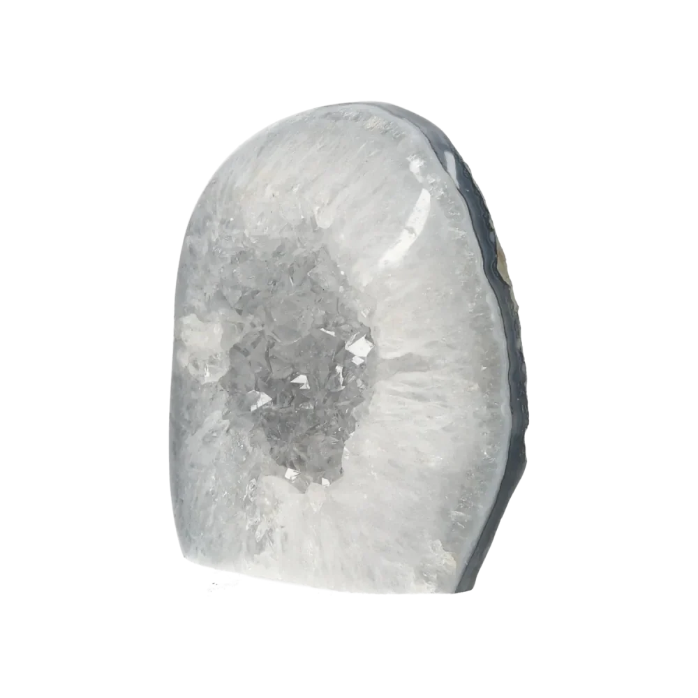 Semi polished Agate with Quartz 10000378 - Image 5