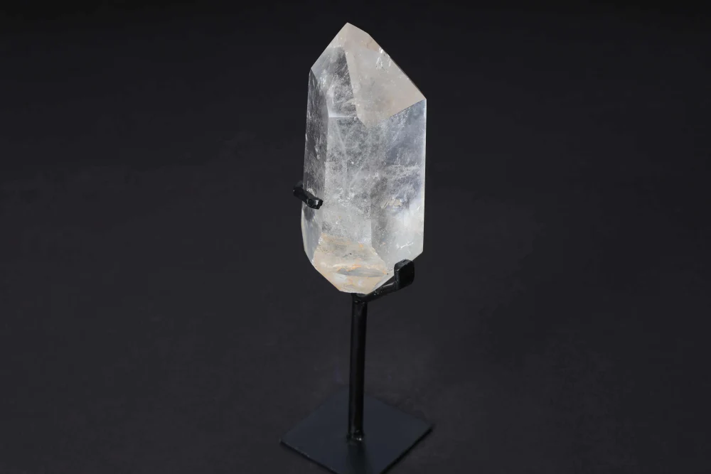 Semi Polished Clear Quartz Point With Stand 592321 - Image 7