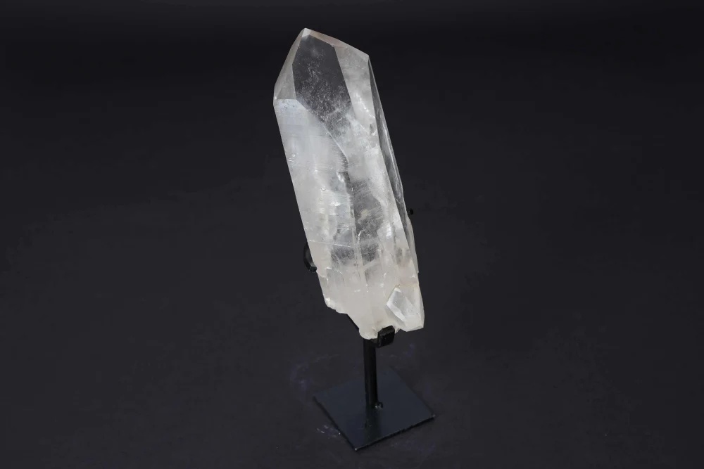 Semi Polished Clear Quartz Point With Stand 592253 - Image 5