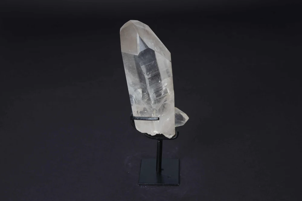 Semi Polished Clear Quartz Point With Stand 592253 - Image 6