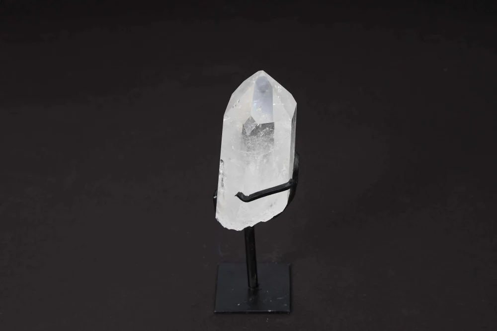 Semi Polished Clear Quartz Point With Stand 592277 - Image 10
