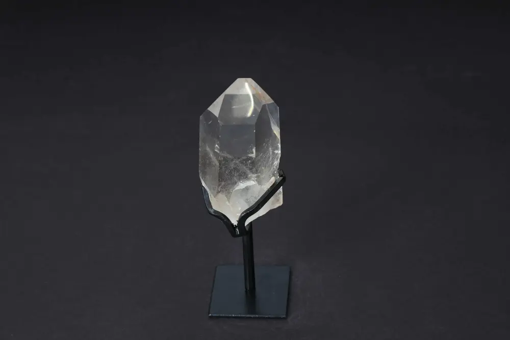 Semi Polished Smoky Quartz Point With Stand 592406 - Image 4