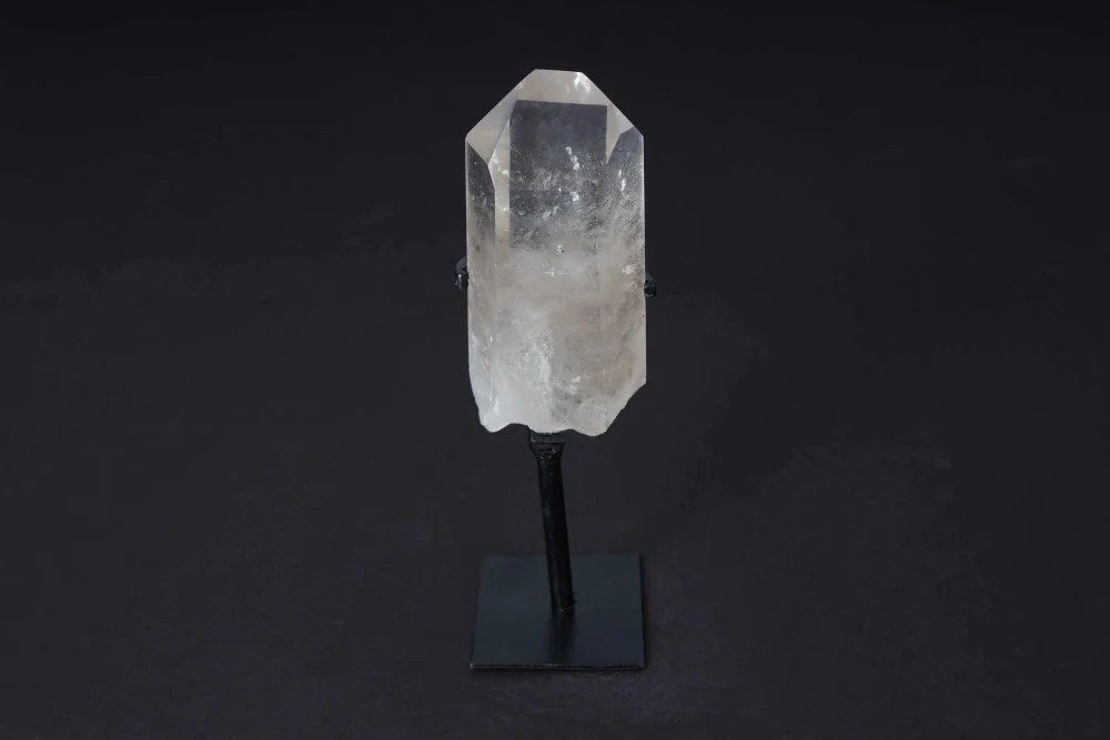 Semi Polished Smoky Quartz Point With Stand 592451 - Image 6