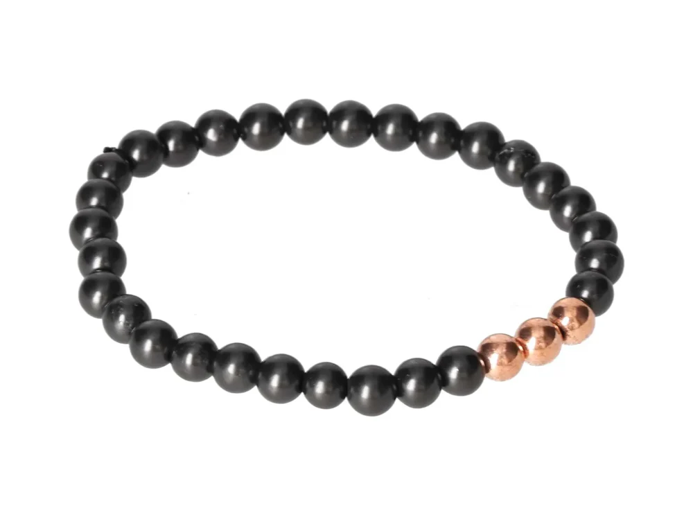 6mm Shungite Bracelet 609159 - Image 3