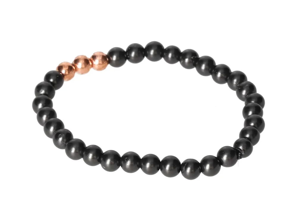 6mm Shungite Bracelet 609159 - Image 6