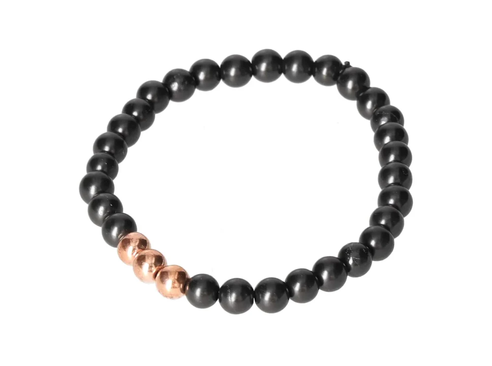 6mm Shungite Bracelet 609159 - Image 8