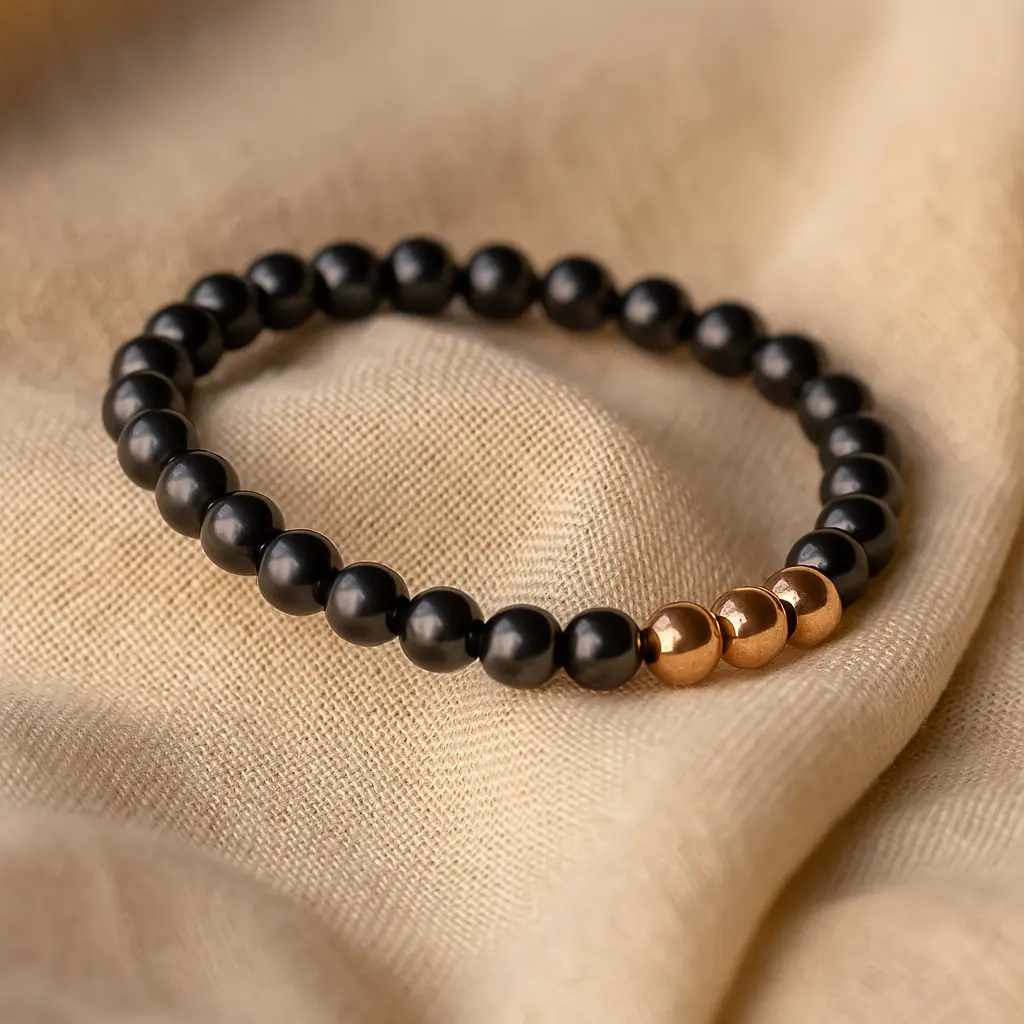 6mm Shungite Bracelet 609159 - Image 9