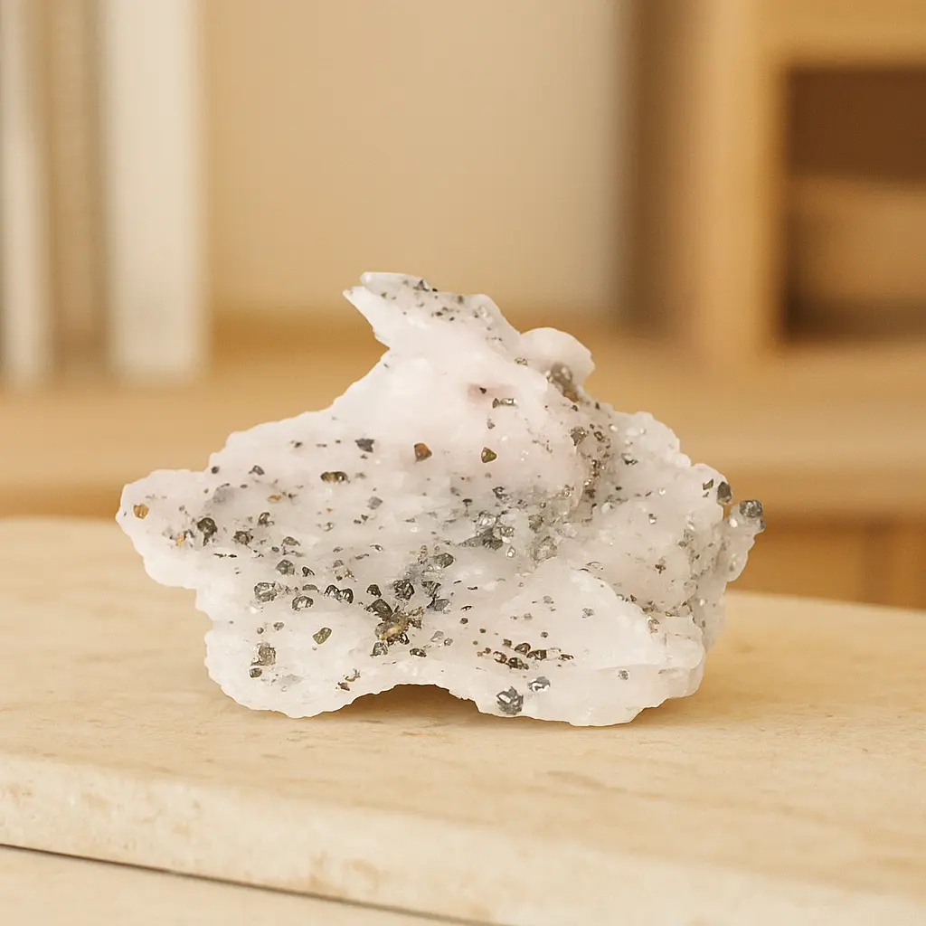Quartz with Pyrite 043519