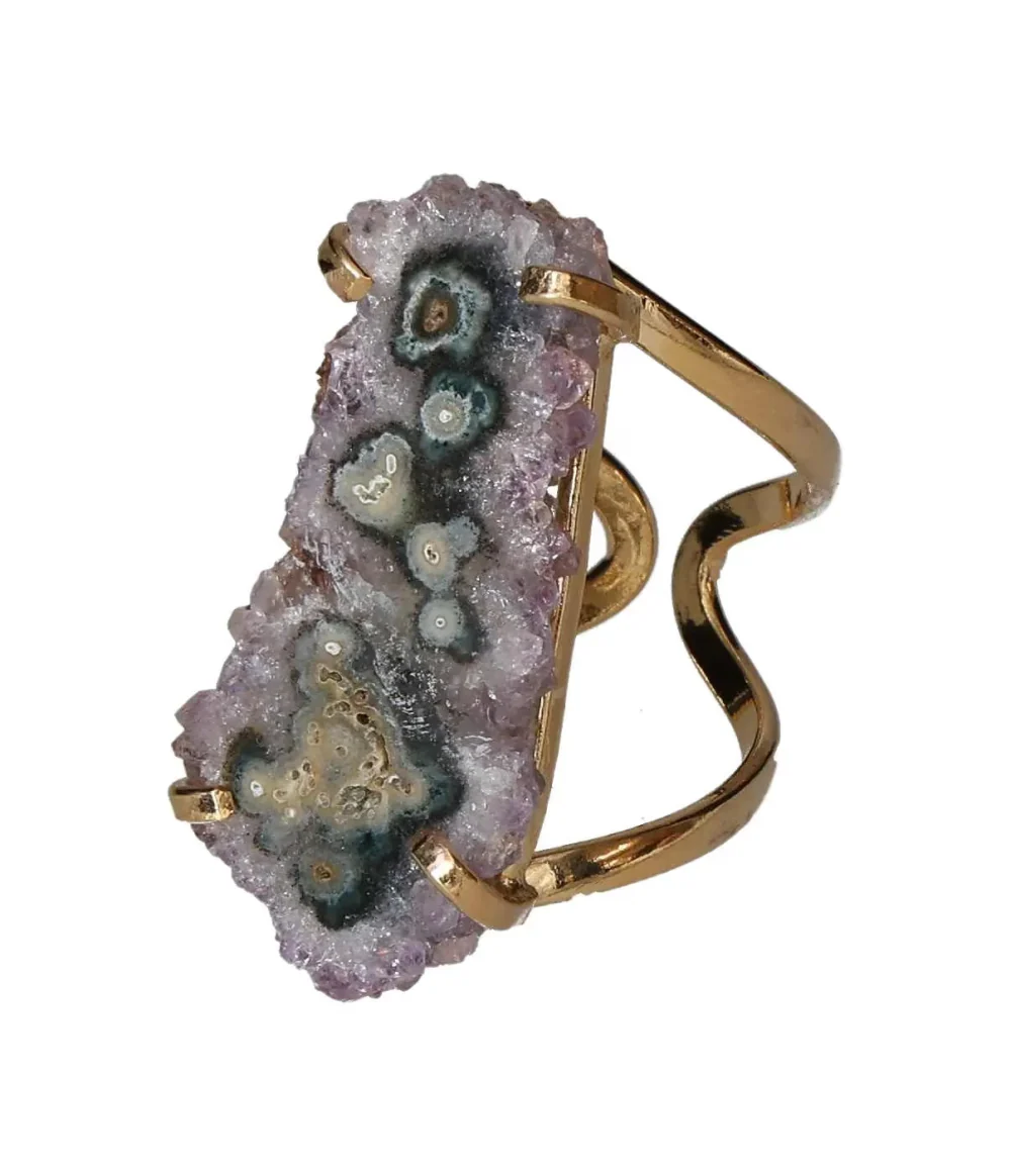 Stalactite Amethyst Arc and Wire Ring 599405 - Image 2