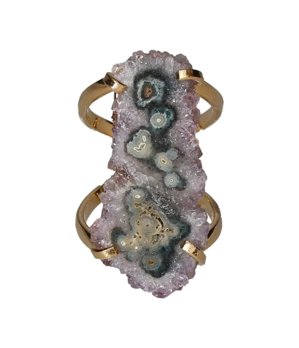 Stalactite Amethyst Arc and Wire Ring 599405 - Image 3