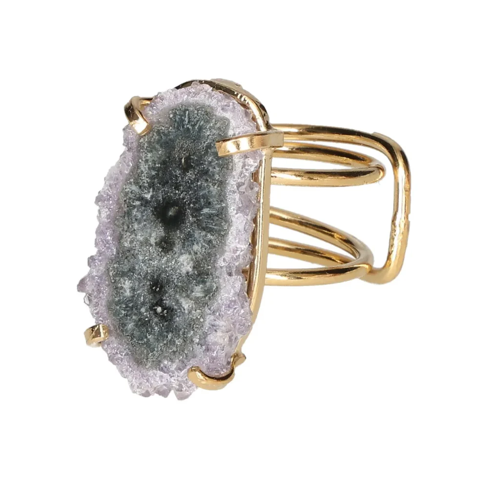 Stalactite Amethyst Arc and Wire Ring 599429 - Image 2