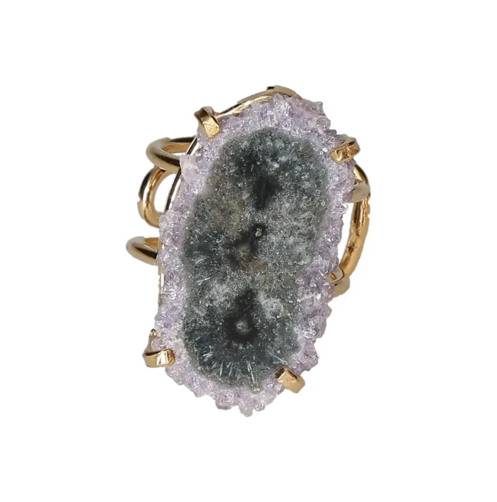 Stalactite Amethyst Arc and Wire Ring 599467 - Image 3