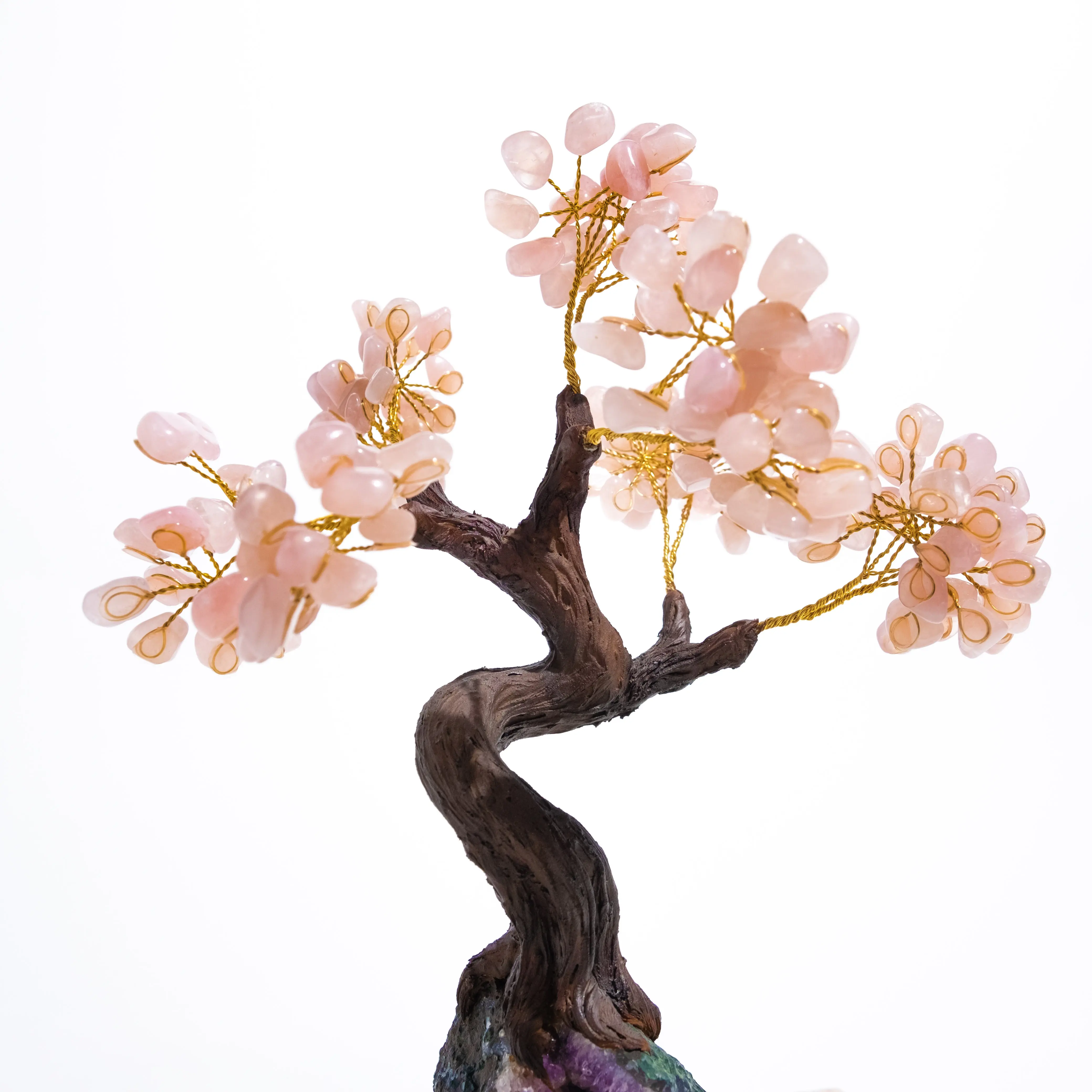 Tumbled Rose Quartz Tree 40cm 558938 - Image 5