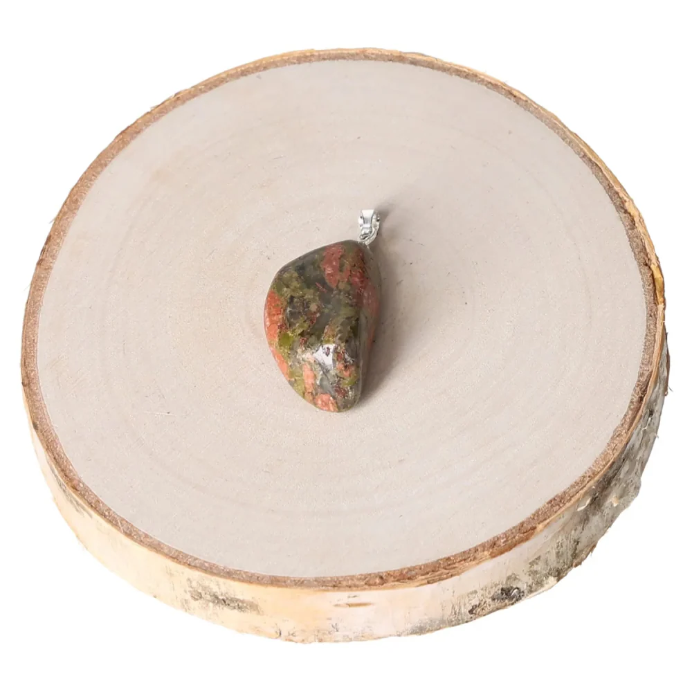 Unakite Tumbled Pendant 555401 P30 - Image 3