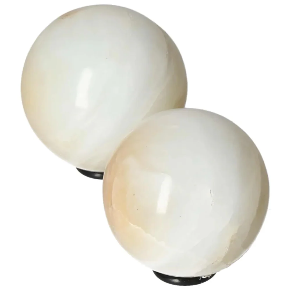 White Onyx Sphere 588485 - Image 15