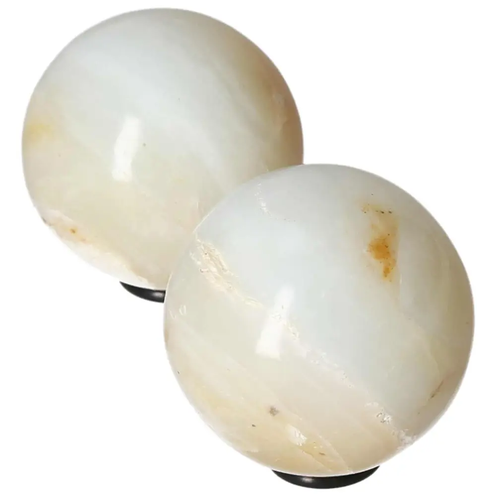 White Onyx Sphere 588485 - Image 4