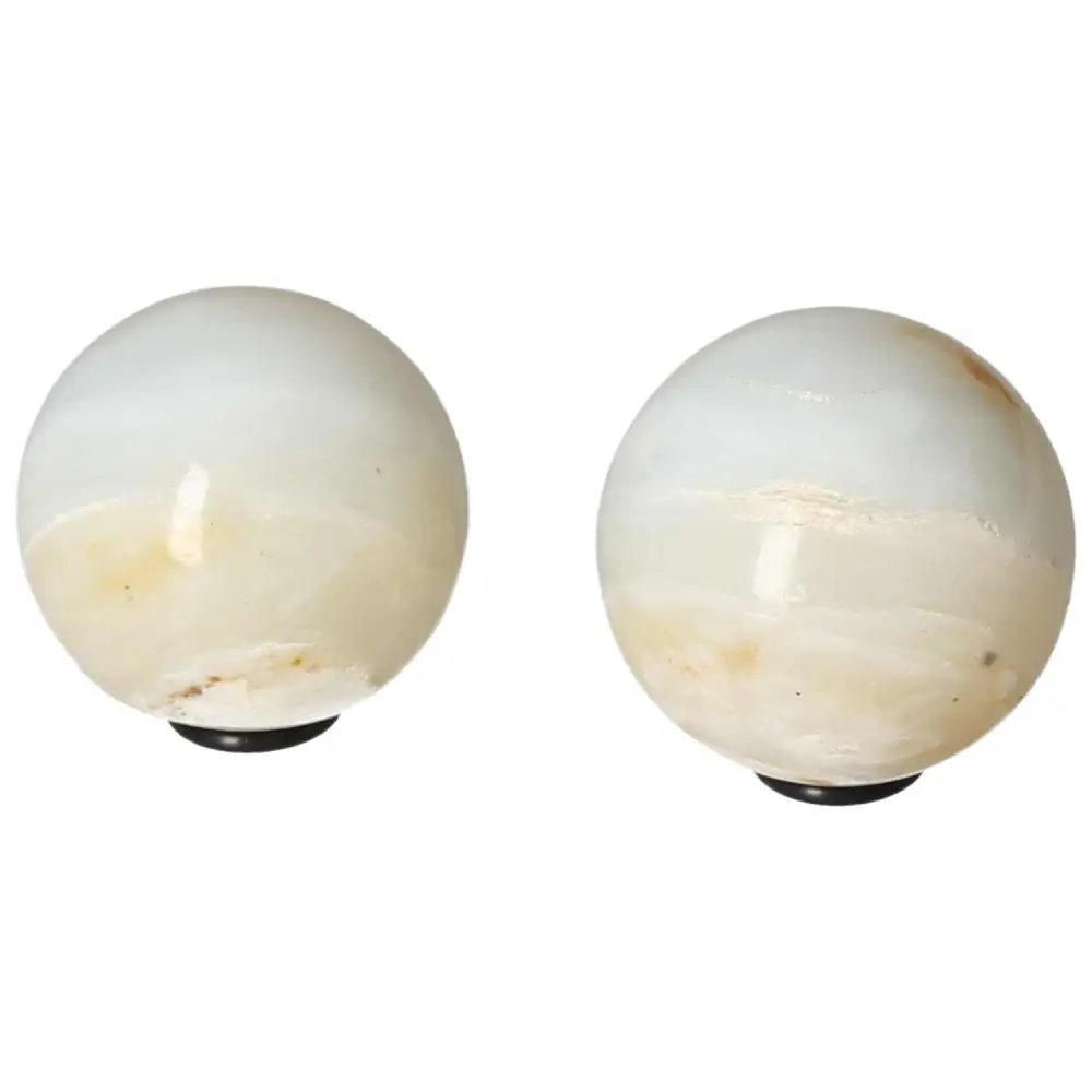 White Onyx Sphere 588485 - Image 5