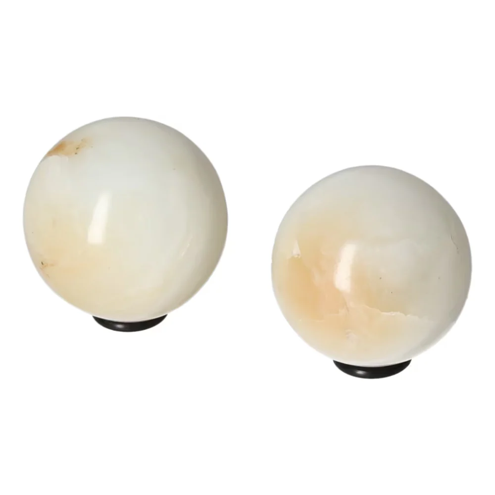 White Onyx Sphere 588485 - Image 9