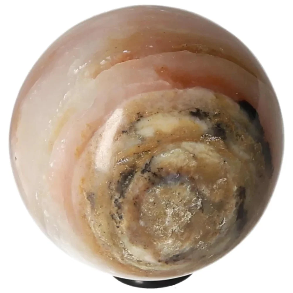 White Onyx Sphere 588508 - Image 12