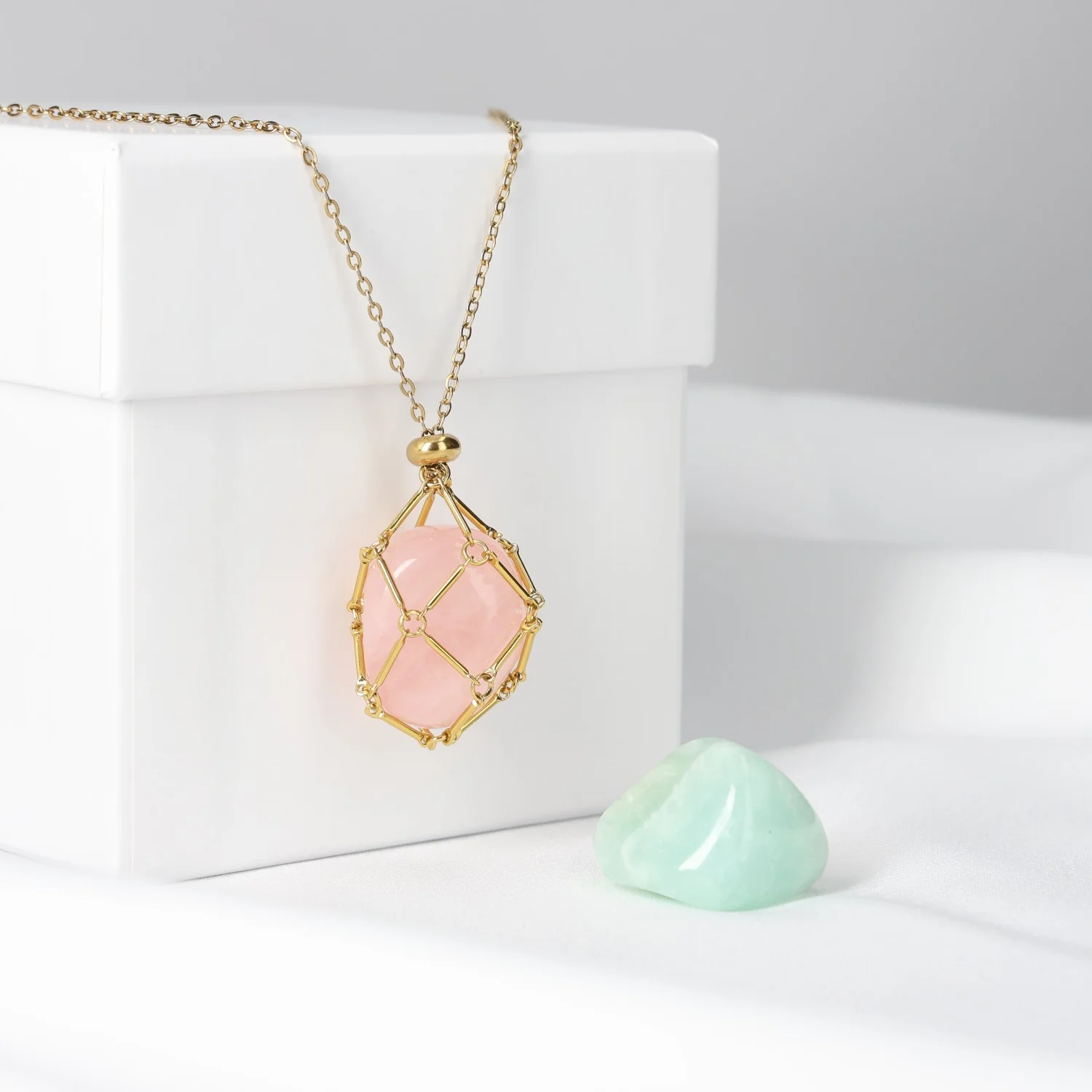 Pendant Set with 2 Interchangeable Stones LOVE  1  900023 - Image 2
