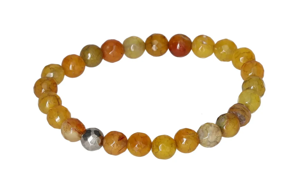 Yellow Agate 6 mm Bracelet 634281 P30 - Image 3