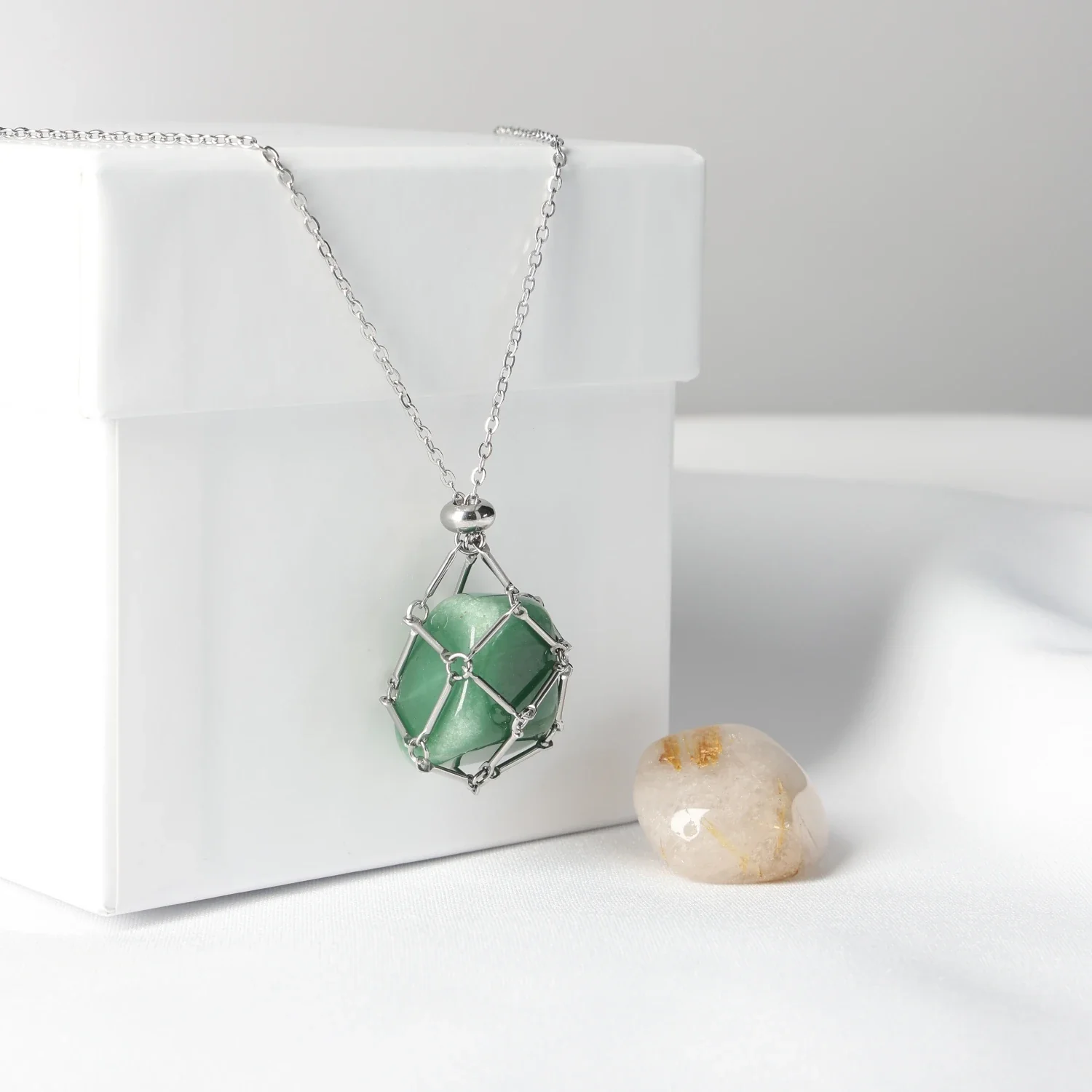 Pendant Set with 2 Interchangeable Stones ABUNDANCE 2  900031 - Image 2