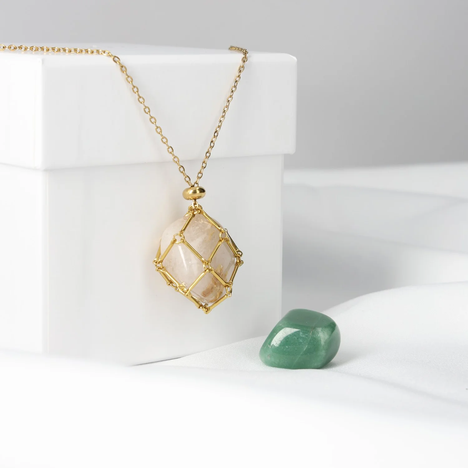 Pendant Set with 2 Interchangeable Stones ABUNDANCE 1 900021 - Image 2