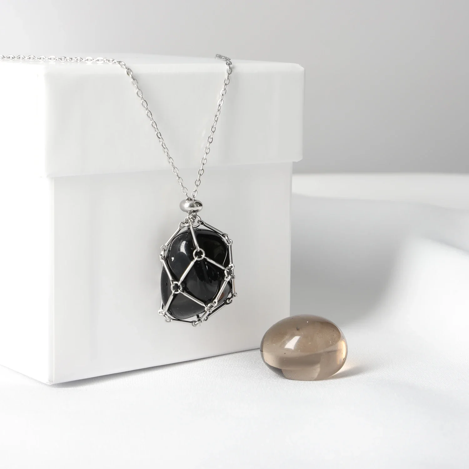 Pendant Set with 2 Interchangeable Stones PROTECTION 2 - Image 2