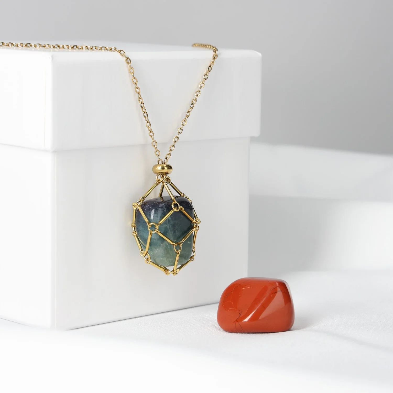 Pendant Set with 2 Interchangeable Stones MOTIVATION 1  900025 - Image 2
